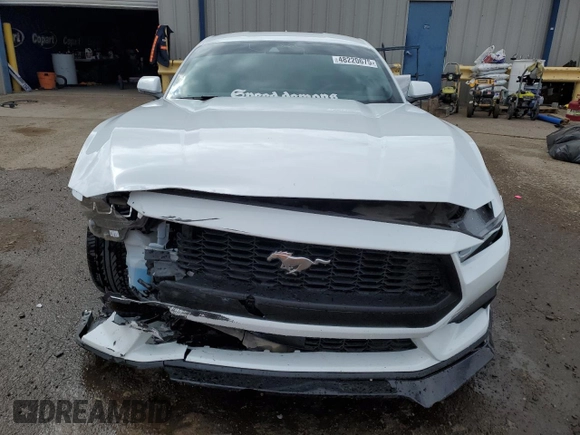 2024 Ford Mustang EcoBoost with VIN 1FA6P8TH3R5118636, listed as a Copart auction lot 48220675 with 7,663 mi miles and Salvage Title. Bid and sale history available at carsss.com. Image 5.