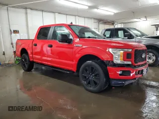 2020 Ford F-150 XL with VIN 1FTEW1E50LKF31657, listed as a Copart auction lot 83083394 with 56,669 mi miles and Salvage title. Bid and sale history available at DreamBid. Image 4.