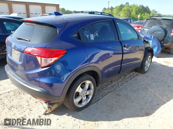 2016 Honda HR-V EX with VIN 3CZRU5H54GM719519, listed as a IAAI auction lot 42033480 with 52,517 mi miles. Bid and sale history available at carsss.com. Image 4.