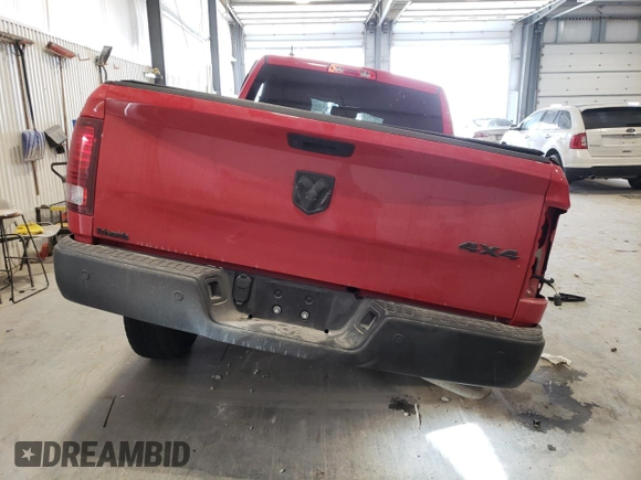 2021 Ram 1500 Classic Warlock with VIN 1C6RR7GG1MS568459, listed as a Copart auction lot 42107005 with 0 mi miles and Salvage Title. Bid and sale history available at carsss.com. Image 6.