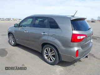 2014 Kia Sorento SX with VIN 5XYKWDA75EG453820, listed as a IAAI auction lot 41883759 with 192,137 mi miles. Bid and sale history available at carsss.com. Image 3.