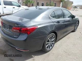 2015 Acura TLX V6 Tech with VIN 19UUB2F51FA010423, listed as a IAAI auction lot 41927772 with 139,966 mi miles. Bid and sale history available at carsss.com. Image 4.