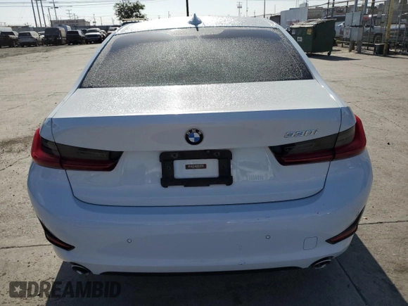 2019 BMW 3 Series 330i with VIN WBA5R1C57KAK09173, listed as a Copart auction lot 57803915 with 89,043 mi miles and Salvage title. Bid and sale history available at DreamBid. Image 6.