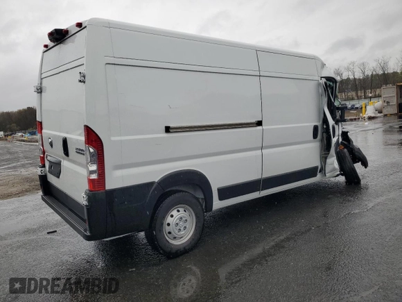 2023 Ram ProMaster Cargo with VIN 3C6LRVDG9PE583202, listed as a Copart auction lot 52513735 with Not Provided miles and Non Repairable. Bid and sale history available at carsss.com. Image 3.