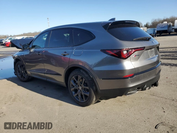 2024 Acura MDX w/A-Spec Package with VIN 5J8YE1H04RL019730, listed as a Copart auction lot 48106455 with 0 mi miles and Salvage Title. Bid and sale history available at carsss.com. Image 2.