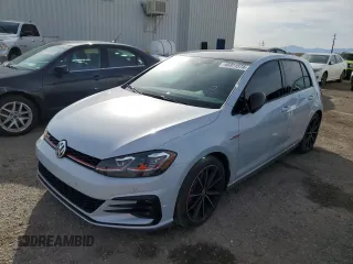 2021 Volkswagen Golf GTI S with VIN 3VW6T7AU6MM000452, listed as a Copart auction lot 46021574 with 24,796 mi miles. Bid and sale history available at carsss.com. Image 1.