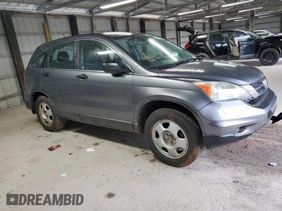 2010 Honda CR-V LX with VIN 5J6RE3H35AL033532, listed as a Copart auction lot 58462075 with 88,188 mi miles and Salvage title. Bid and sale history available at DreamBid. Image 4.