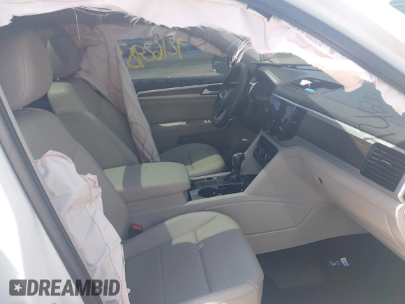 2023 Volkswagen Atlas SE with VIN 1V2JR2CA6PC530345, listed as a IAAI auction lot 42162983 with 18,535 mi miles and . Bid and sale history available at DreamBid. Image 5.
