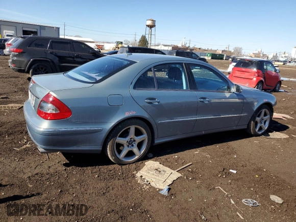 2007 Mercedes-Benz E-Class 3.5L with VIN WDBUF87X27X217583, listed as a Copart auction lot 46583005 with 131,765 mi miles and Salvage Title. Bid and sale history available at carsss.com. Image 3.