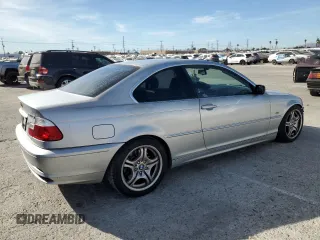 2002 BMW 3 Series 330Ci with VIN WBABN53432PH00160, listed as a Copart auction lot 42356525 with 184,495 mi miles and Salvage Title. Bid and sale history available at carsss.com. Image 3.