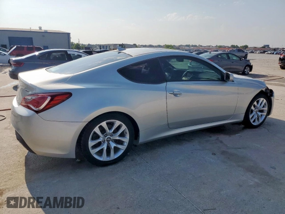 2013 Hyundai Genesis Coupe Premium with VIN KMHHT6KD5DU089250, listed as a Copart auction lot 59163195 with 117,174 mi miles and Clean title. Bid and sale history available at DreamBid. Image 3.