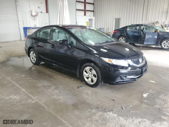 2014 Honda Civic Sedan LX with VIN 2HGFB2F51EH505911, listed as a Copart auction lot 51304715 with 178,274 mi miles and Salvage Title. Bid and sale history available at carsss.com. Image 4.