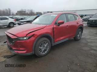 2018 Mazda CX-5 Sport with VIN JM3KFBBM0J0462375, listed as a Copart auction lot 49721765 with 77,538 mi miles and Salvage Title. Bid and sale history available at carsss.com. Image 1.