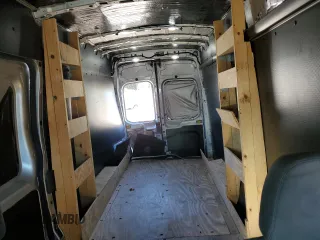 2021 Ford Transit Cargo with VIN 1FTBW3X86MKA61335, listed as a Copart auction lot 75558524 with 133,015 mi miles and Salvage Title. Bid and sale history available at carsss.com. Image 10.