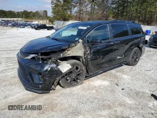 2022 Toyota Sienna XSE z VIN 5TDXRKECXNS123991, wystawiony jako Copart lot #46129125 z przebiegiem 74 317 mil mil oraz Szkoda całkowita • Salvage title. Historia ofert i sprzedaży dostępna na DreamBid. Obrazek 1.