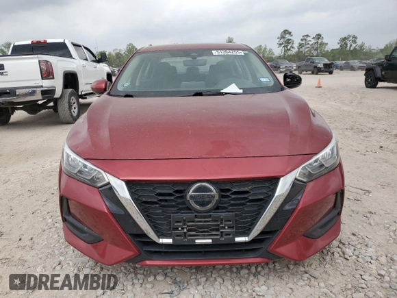 2020 Nissan Sentra SV with VIN 3N1AB8CV5LY277907, listed as a Copart auction lot 51364255 with 29,947 mi miles and Clean Title. Bid and sale history available at DreamBid. Image 5.