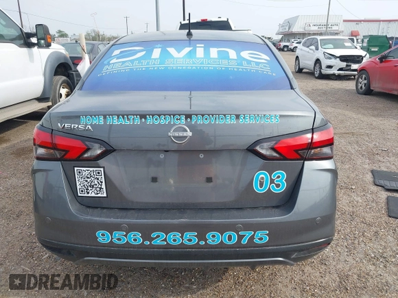 2024 Nissan Versa S with VIN 3N1CN8DV1RL918569, listed as a IAAI auction lot 41712697 with 4,642 mi miles. Bid and sale history available at carsss.com. Image 16.