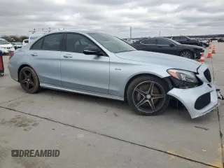 2016 Mercedes-Benz C 450 AMG with VIN 55SWF6EB6GU125889, listed as a Copart auction lot 45190995 with 108,440 mi miles and Clean Title. Bid and sale history available at carsss.com. Image 4.