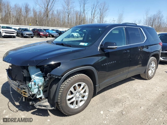 2018 Chevrolet Traverse LT Cloth with VIN 1GNEVGKW6JJ116825, listed as a Copart auction lot 51906875 with 122,022 mi miles and Salvage Title. Bid and sale history available at carsss.com. Image 1.