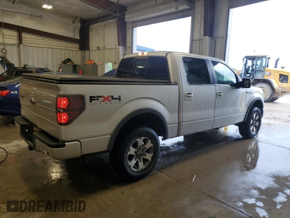 2011 Ford F-150 XLT with VIN 1FTFW1ET5BFC68821, listed as a Copart auction lot 58929135 with 183,397 mi miles and Salvage title. Bid and sale history available at DreamBid. Image 3.