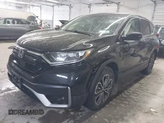 2021 Honda CR-V EX with VIN 2HKRW2H52MH655464, listed as a IAAI auction lot 41607374 with 60,697 mi miles. Bid and sale history available at carsss.com. Image 2.