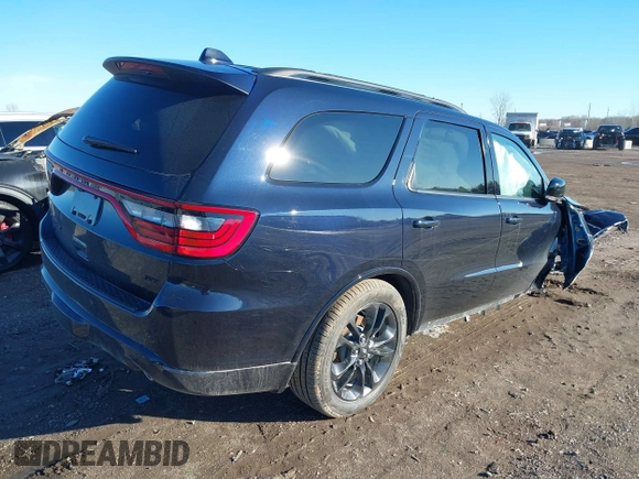 2024 Dodge Durango GT Plus with VIN 1C4RDJDG1RC173658, listed as a IAAI auction lot 41212499 with 913 mi miles and . Bid and sale history available at DreamBid. Image 4.