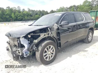 2023 Chevrolet Traverse LS z VIN 1GNERFKW7PJ319388, wystawiony jako Copart lot #54216835 z przebiegiem 39 477 mil mil oraz Szkoda całkowita • Salvage title. Historia ofert i sprzedaży dostępna na DreamBid. Obrazek 1.
