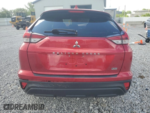 2023 Mitsubishi Eclipse Cross LE with VIN JA4ATVAA3PZ007671, listed as a Copart auction lot 58122345 with 17,834 mi miles and Salvage title. Bid and sale history available at DreamBid. Image 6.