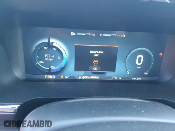 2024 Ford F-150 Lightning XLT with VIN 1FTVW3LK0RWG24006, listed as a Copart auction lot 47560225 with 6,645 mi miles and Salvage title. Bid and sale history available at DreamBid. Image 9.
