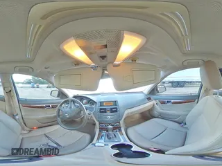 2009 Mercedes-Benz C 300 Sport with VIN WDDGF54X39R053551, listed as a Copart auction lot 62037465 with 175,372 mi miles and Salvage title. Bid and sale history available at DreamBid. Image 14.