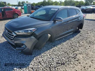 2017 Hyundai Tucson Sport z VIN KM8J33A29HU355438, wystawiony jako Copart lot #57755425 z przebiegiem 121 695 mil mil oraz Szkoda całkowita • Salvage title. Historia ofert i sprzedaży dostępna na DreamBid. Obrazek 1.