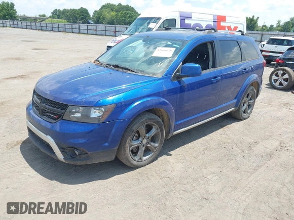 2015 Dodge Journey Crossroad with VIN 3C4PDDGG3FT725634, listed as a IAAI auction lot 42666678 with 136,953 mi miles and . Bid and sale history available at DreamBid. Image 2.