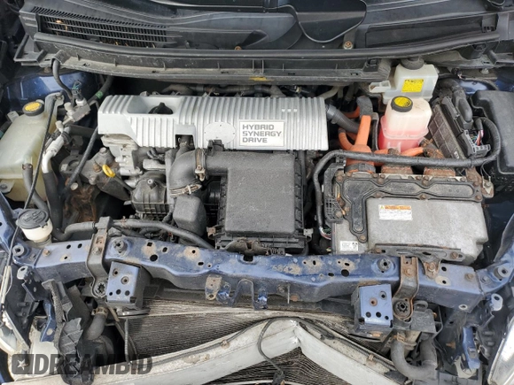 2012 Toyota Prius One with VIN JTDKN3DU2C1498743, listed as a Copart auction lot 57127005 with 319,768 mi miles and Non Repairable. Bid and sale history available at DreamBid. Image 13.