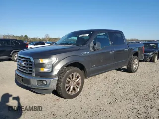 2015 Ford F-150 XL with VIN 1FTEW1CP4FFD02206, listed as a Copart auction lot 87063384 with 104,279 mi miles and Salvage Title. Bid and sale history available at carsss.com. Image 1.