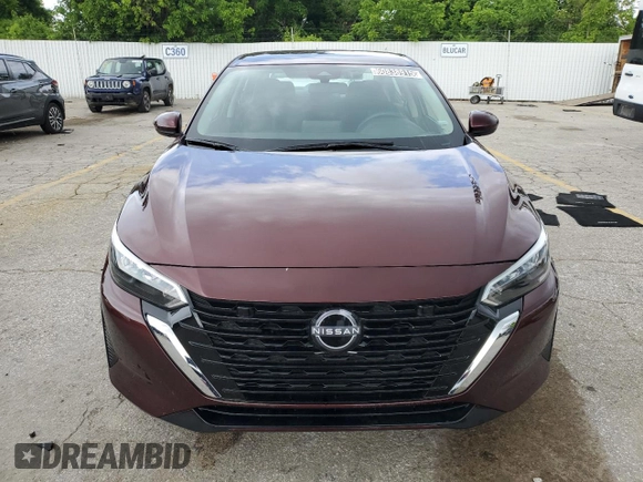 2025 Nissan Sentra SV z VIN 3N1AB8CV3SY292033, wystawiony jako Copart lot #60838915 z przebiegiem 6 247 mil mil oraz Czysty tytuł • Clean title. Historia ofert i sprzedaży dostępna na DreamBid. Obrazek 5.