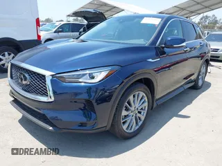 2025 Infiniti QX50 Pure with VIN 3PCAJ5AB8SF108675, listed as a IAAI auction lot 42358485 with 2,321 mi miles and . Bid and sale history available at DreamBid. Image 17.