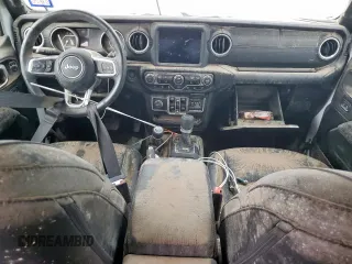 2018 Jeep Wrangler Unlimited Sahara with VIN 1C4HJXEG6JW294419, listed as a Copart auction lot 64219385 with Not provided miles and Salvage title. Bid and sale history available at DreamBid. Image 8.