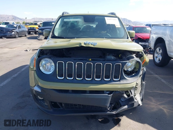 2015 Jeep Renegade Latitude with VIN ZACCJBBT7FPB35993, listed as a IAAI auction lot 42055165 with 65,413 mi miles. Bid and sale history available at carsss.com. Image 13.