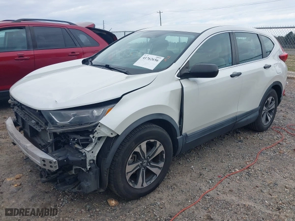 2018 Honda CR-V LX with VIN 2HKRW5H39JH417591, listed as a IAAI auction lot 41762656 with 86,957 mi miles. Bid and sale history available at carsss.com. Image 19.