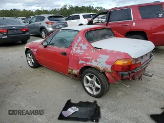 1992 Honda del Sol Si with VIN JHMEH61600S301100, listed as a Copart auction lot 81307974 with 260,197 mi miles and Salvage Title. Bid and sale history available at carsss.com. Image 2.