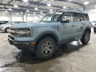 2023 Ford Bronco Sport Badlands z VIN 3FMCR9D91PRE01918, wystawiony jako Copart lot #52120145 z przebiegiem 8415 mil mil oraz Szkody całkowita. Historia ofert i sprzedaży dostępna na DreamBid. Obrazek 1.