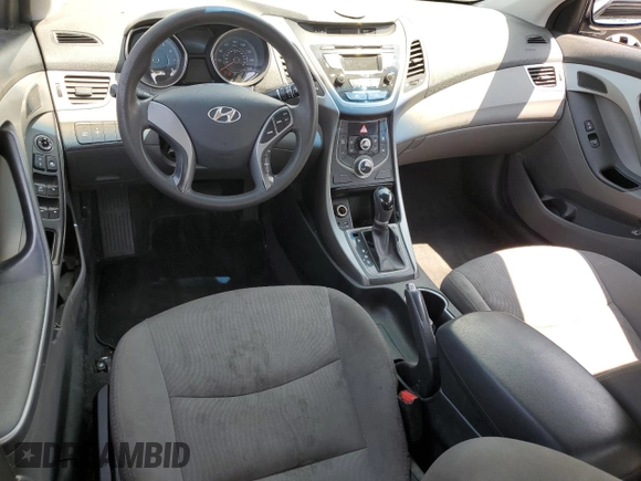 2016 Hyundai Elantra SE with VIN 5NPDH4AE8GH758998, listed as a Copart auction lot 60131145 with Not provided miles and Salvage title. Bid and sale history available at DreamBid. Image 8.