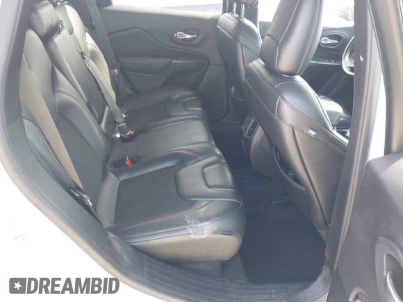 2019 Jeep Cherokee Trailhawk Elite with VIN 1C4PJMBN3KD487461, listed as a IAAI auction lot 41869751 with 91,197 mi miles and . Bid and sale history available at DreamBid. Image 8.