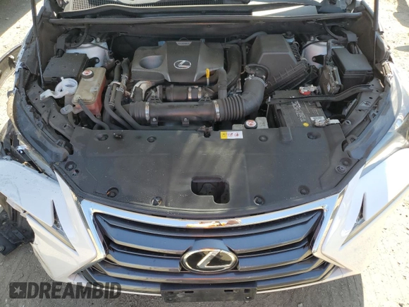 2017 Lexus NX 200t with VIN JTJBARBZ5H2135851, listed as a Copart auction lot 61858585 with 59,879 mi miles and Salvage title. Bid and sale history available at DreamBid. Image 12.