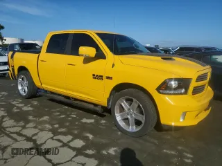 2016 Ram 1500 Sport with VIN 1C6RR6MT7GS327067, listed as a Copart auction lot 45554125 with 115,140 mi miles and Salvage Title. Bid and sale history available at carsss.com. Image 4.