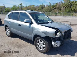 2005 Hyundai Tucson GLS with VIN KM8JN12D35U223608, listed as a IAAI auction lot 41800801 with 97,250 mi miles. Bid and sale history available at carsss.com. Image 1.
