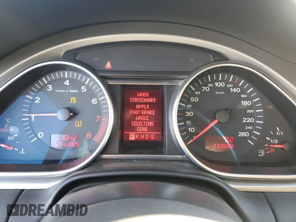 2007 Audi Q7 Premium with VIN WA1BY74L37D035210, listed as a Copart auction lot 52776075 with 233,829 mi miles and Clean Title. Bid and sale history available at carsss.com. Image 9.