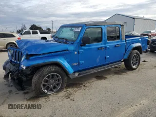 2023 Jeep Gladiator Overland z VIN 1C6HJTFG1PL515353, wystawiony jako Copart lot #88072265 z przebiegiem 32 301 mil mil oraz Szkoda całkowita • Salvage title. Historia ofert i sprzedaży dostępna na DreamBid. Obrazek 1.