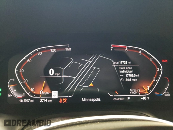 2023 BMW 4 Series 430i xDrive с VIN WBA43AT06PCM39686, выставлен на аукционе Copart как лот 60834325 с пробегом 17 728 миль миль и Списание • Salvage title. История ставок и продаж доступна на DreamBid. Изображение 9.