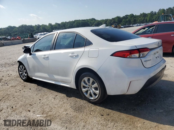 2025 Toyota Corolla LE z VIN 5YFB4MDE0SP255458, wystawiony jako Copart lot #57692105 z przebiegiem Nie podano mil oraz Czysty tytuł • Clean title. Historia ofert i sprzedaży dostępna na DreamBid. Obrazek 2.